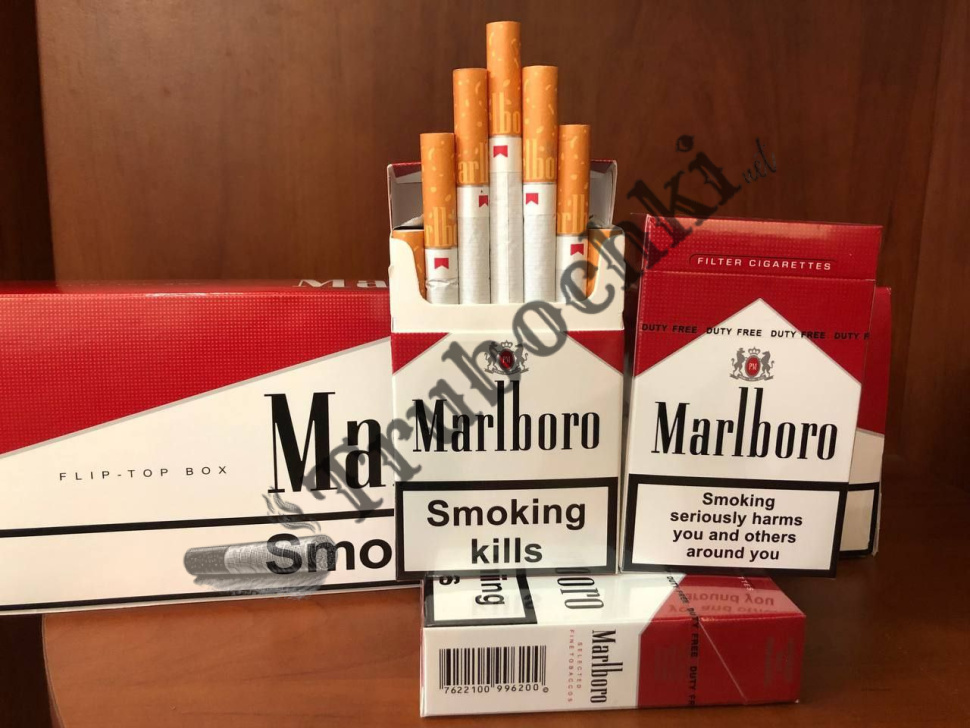 СИГАРЕТЫ MARLBORO RED (c флажком)