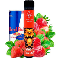 Одноразовая электронная сигарета Elf Bar Lux Strawberry energy  (клубничный энергетик) (1500 Затяжек) оптом