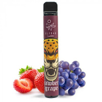 Одноразовая электронная сигарета Elf Bar Lux Strawberry grape (клубника виноград) (1500 Затяжек) оптом