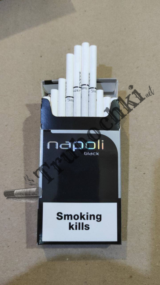 СИГАРЕТЫ NAPOLI SUPER SLIMS BLACK оптом