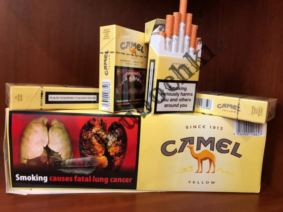 СИГАРЕТЫ CAMEL KING SIZE (КЕМЕЛ ЖЕЛТЫЙ) оптом
