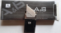 СИГАРЕТЫ A&B SUPER SLIMS BLACK оптом