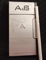 СИГАРЕТЫ A&B SUPER SLIMS SILVER