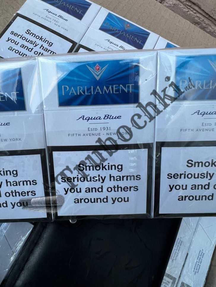 Сигареты Parliament Aqua Blue (ПАРЛАМЕНТ АКВА БЛЮ рецест) оптом