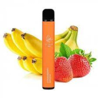 Одноразовая электронная сигарета Elf Bar Strawberry Banana (Клубника банан) (1500 Затяжек)  