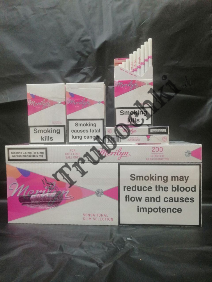 СИГАРЕТЫ MERILYN SUPER SLIMS PINK оптом