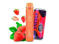 Одноразовая электронная сигарета Elf Bar Strawberry Energy (клубничный энергетик) (1800 Затяжек) оптом