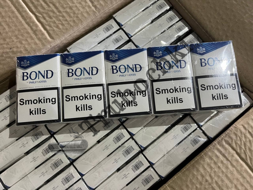 СИГАРЕТЫ BOND KS (круг) Бонд синий
