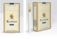 СИГАРЕТЫ KANSAS KING SIZE BLUE (КАНЗАС СИНИЙ) оптом